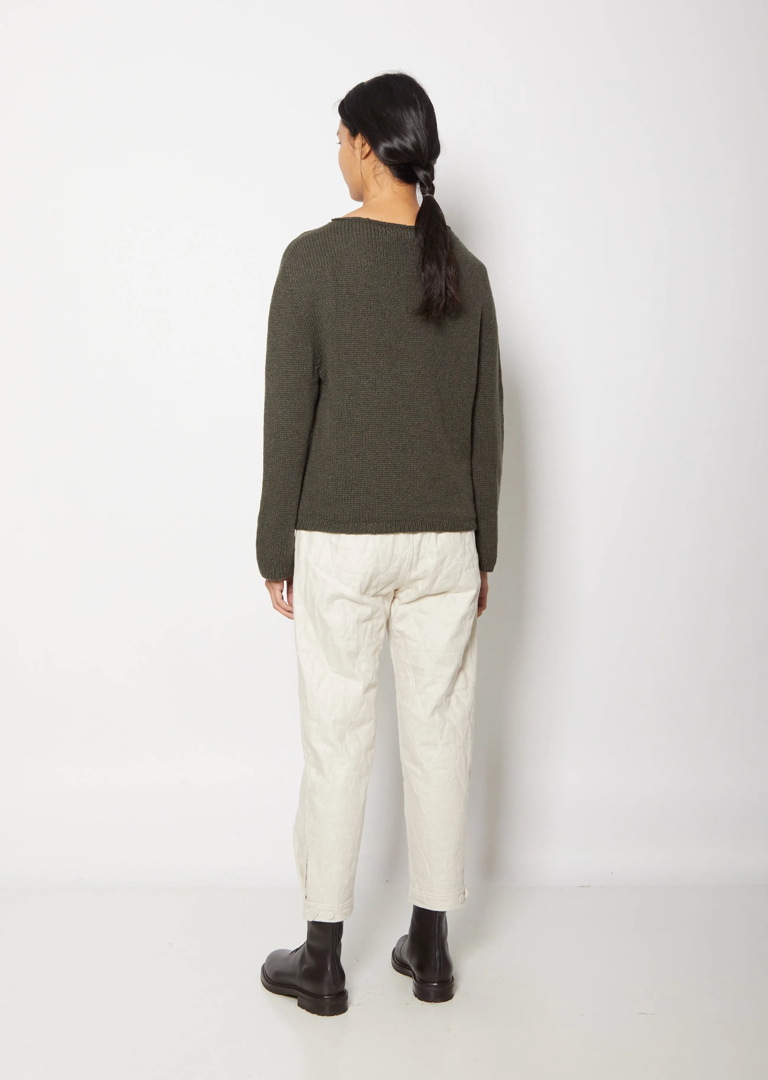 Philip Padded Chintz Linen Pants