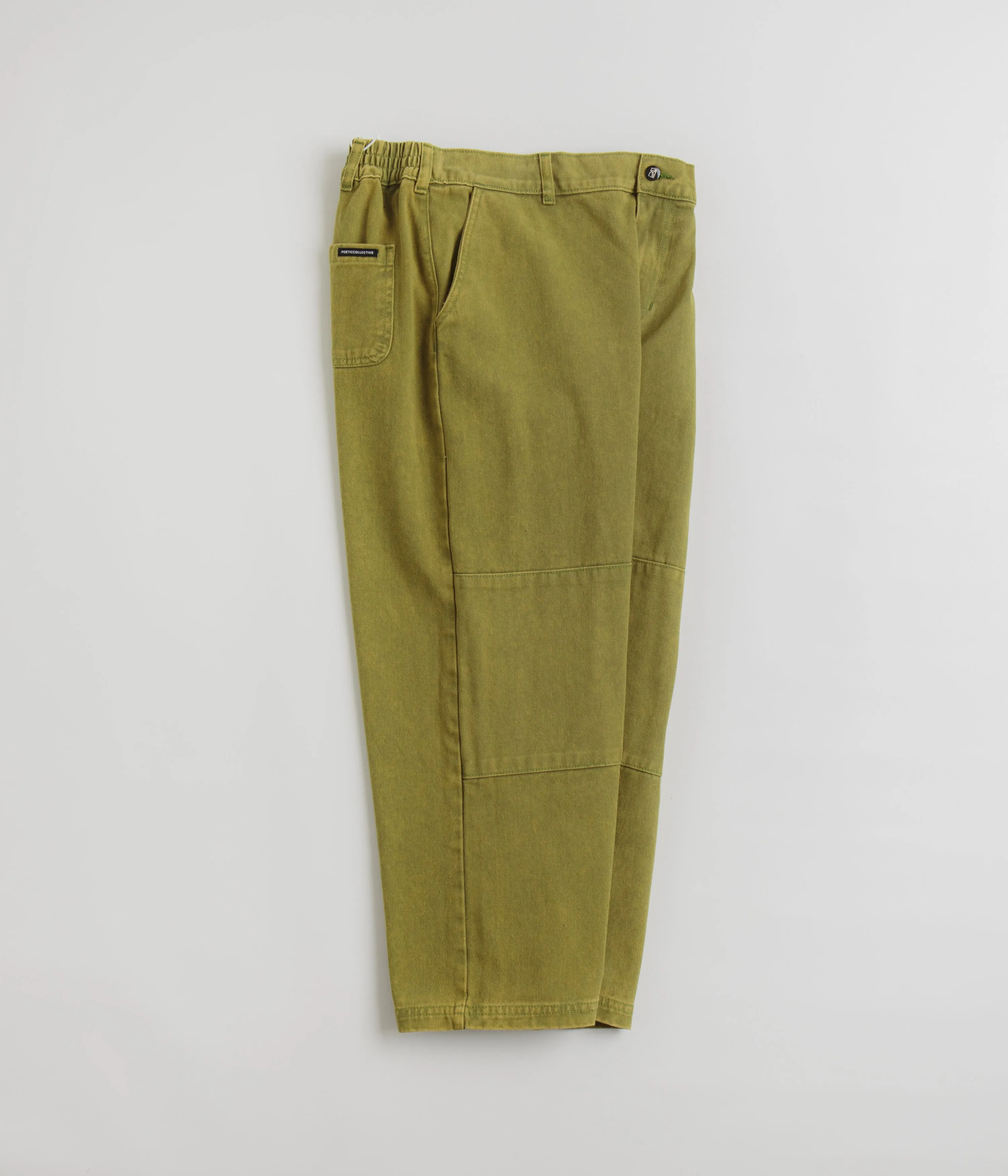 Poetic Collective Denim Sculptor Pants - Green Acid Wash