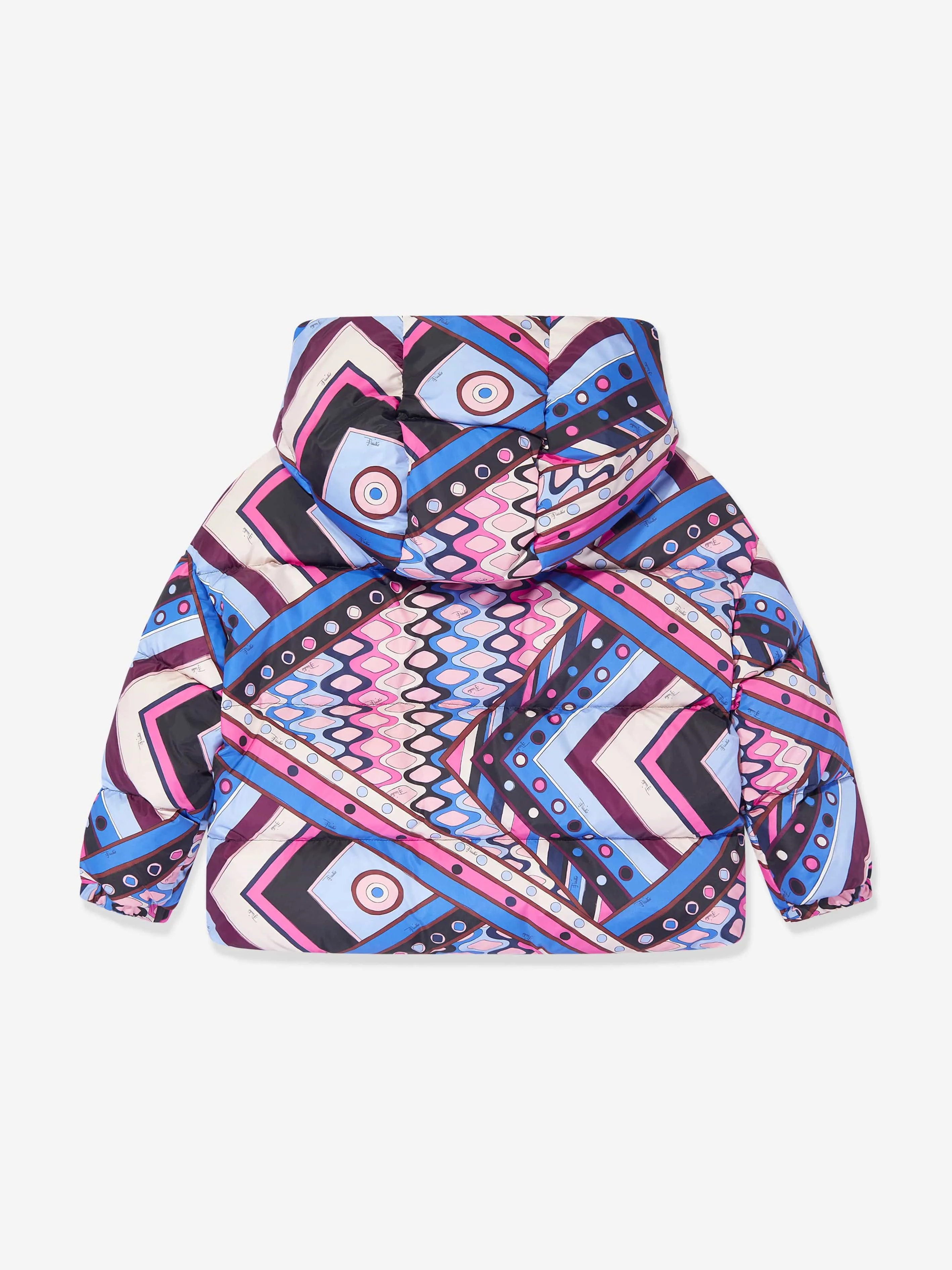 Pucci Girls Vivara Puffer Jacket in Multicolour