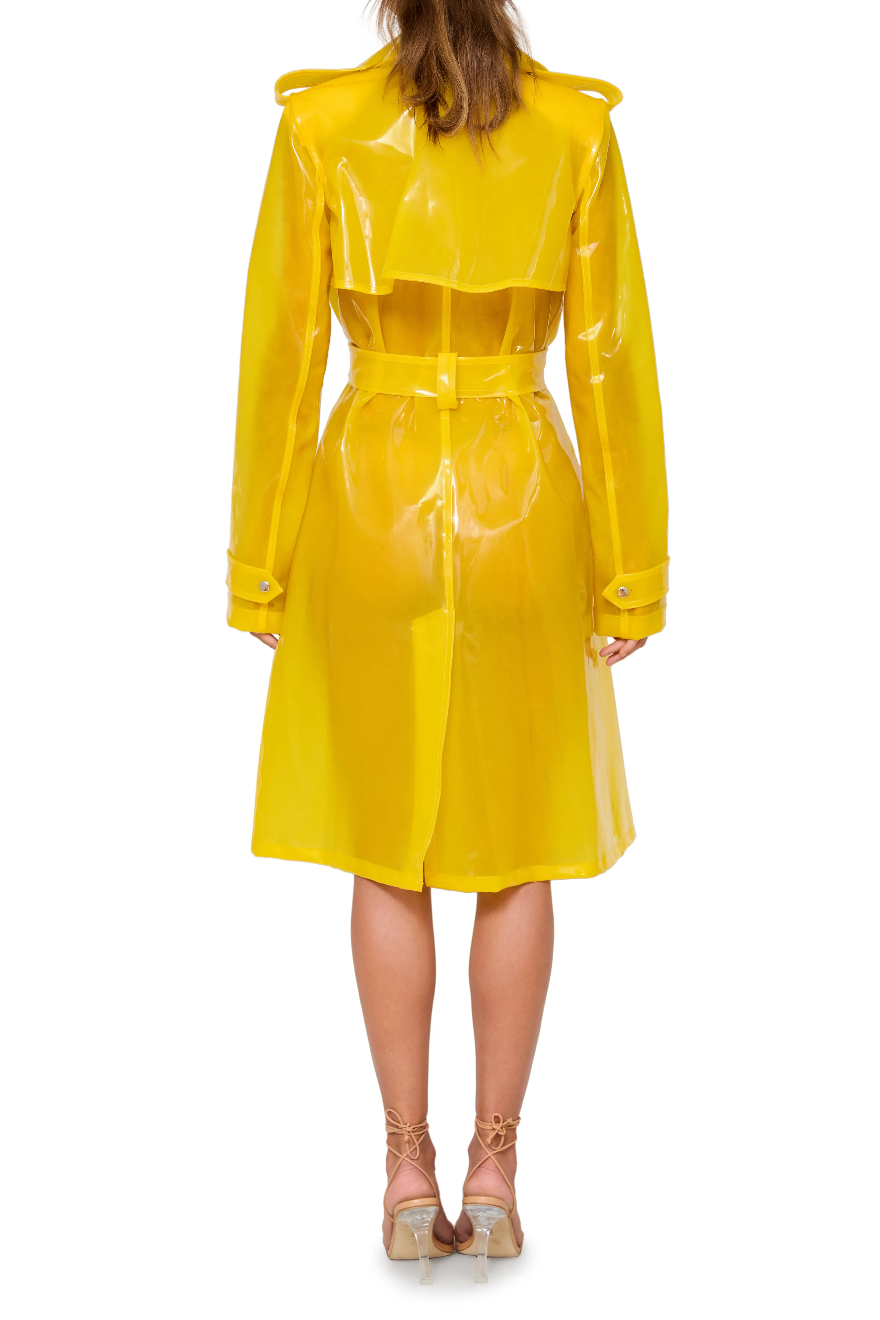 PVC Trench Coat