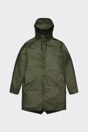 Rains 1202 Long Jacket - Evergreen