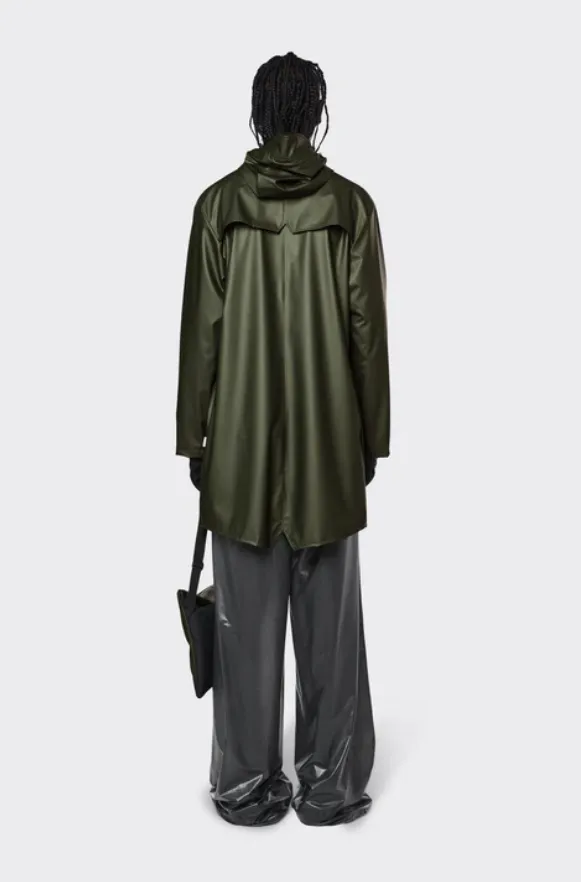 Rains 1202 Long Jacket - Evergreen