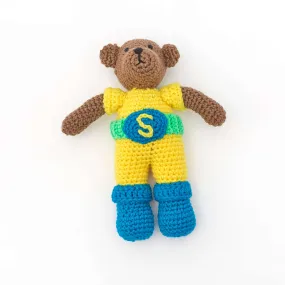 Red Heart Crochet Super Hero Bear Set