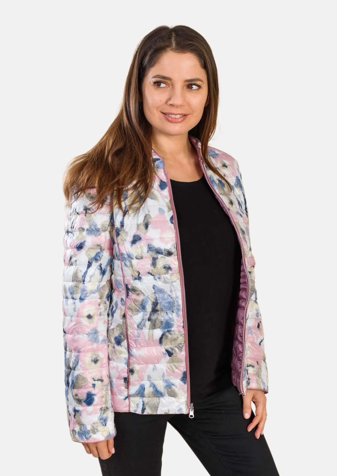 Reversible Floral Padded Jacket