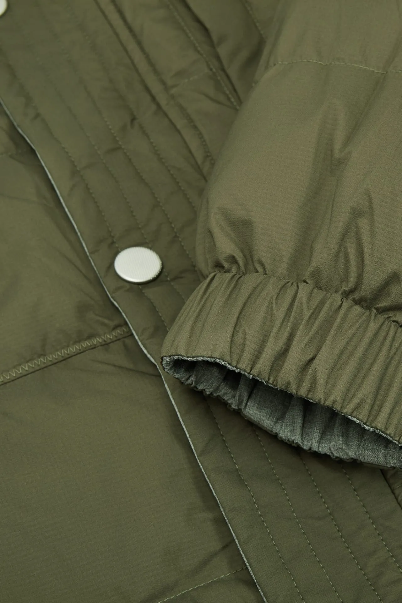 Reversible Teflon Mid Down Jacket