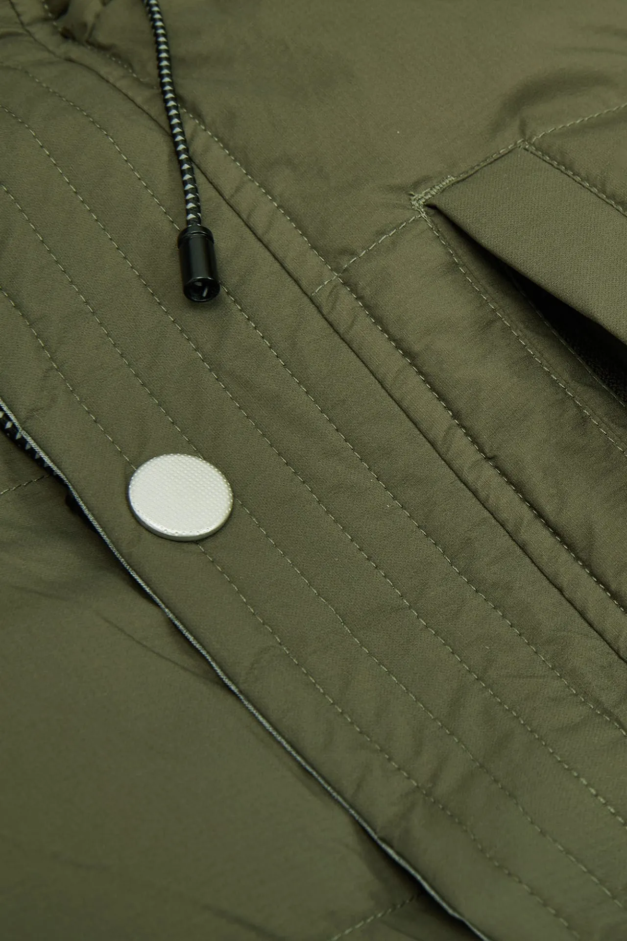 Reversible Teflon Mid Down Jacket