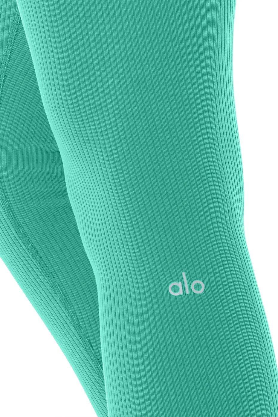 Ribbed High-Waist 7/8 Blissful Legging - Ocean Teal