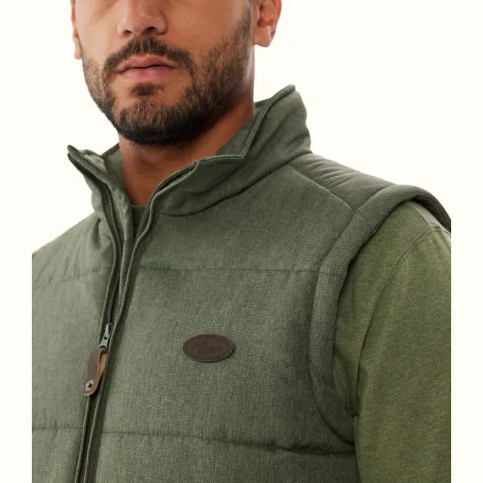 R.M.Williams - Patterson Creek Vest - Green Marle