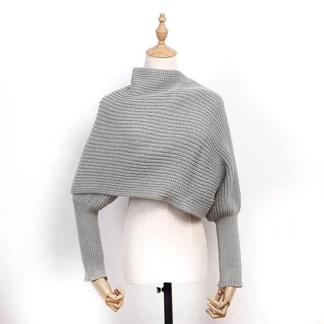 Scarf With Sleeves