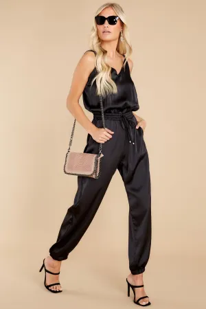 Seeking Serenity Black Jumpsuit