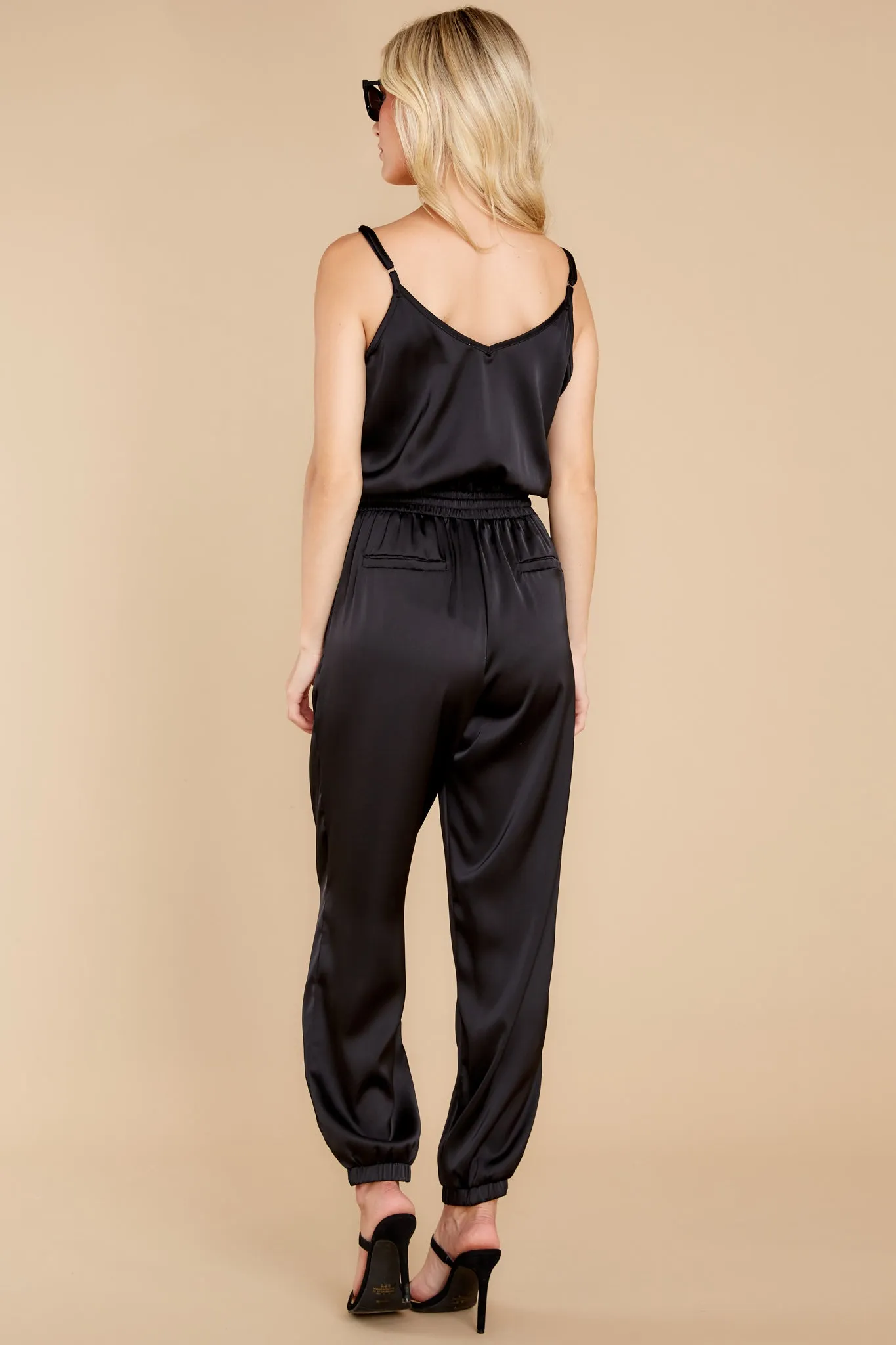 Seeking Serenity Black Jumpsuit