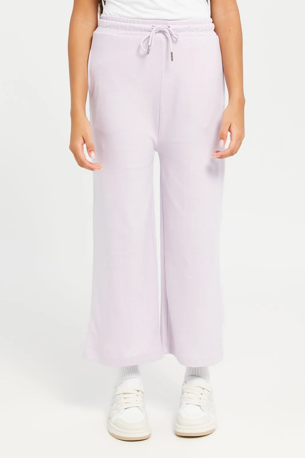 Senior Girls Purple Wide Leg Pant