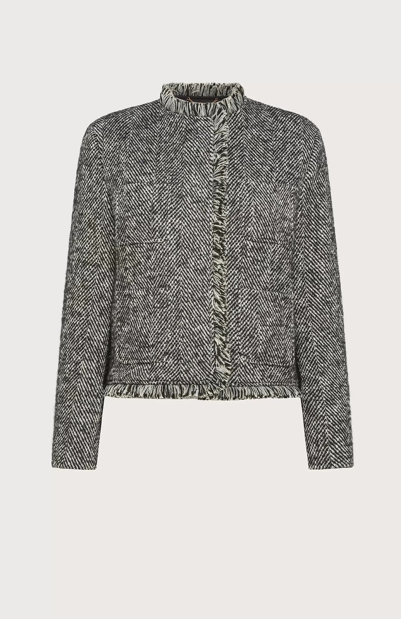 SEVENTY - WOOL BLEND JACKET WITH PUFFER BACK