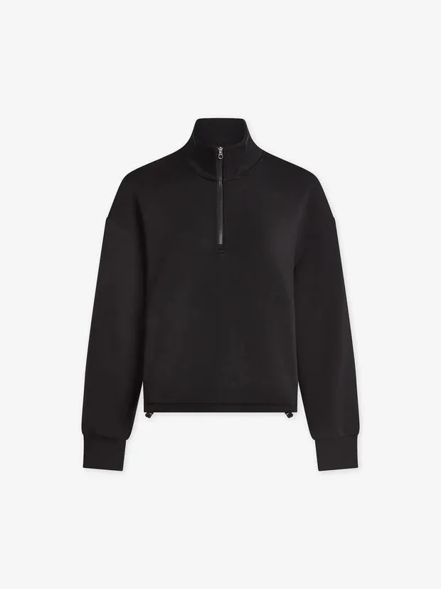 Sian Cropped Half Zip Midlayer