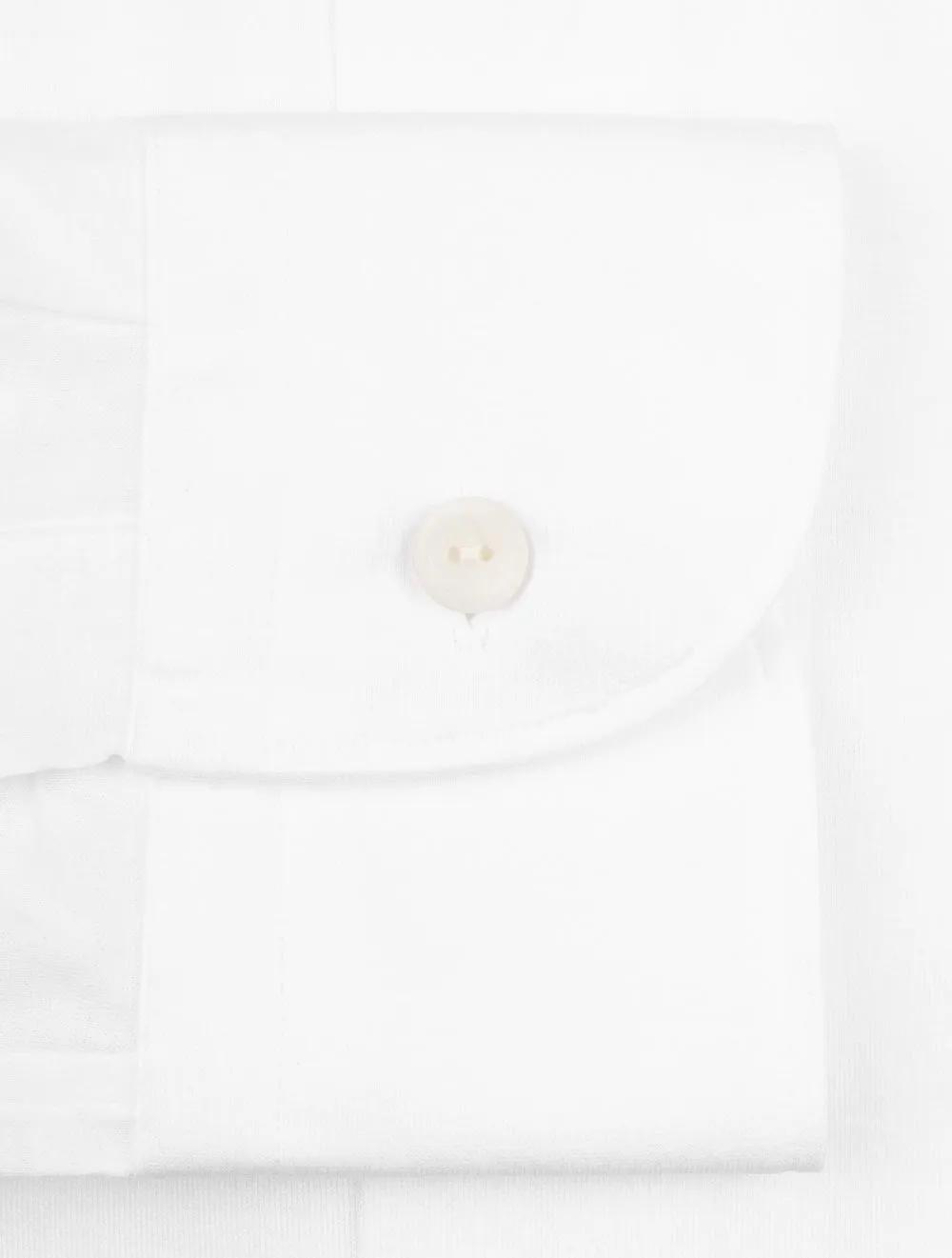 Slim Fit Jersey Stretch Shirt White