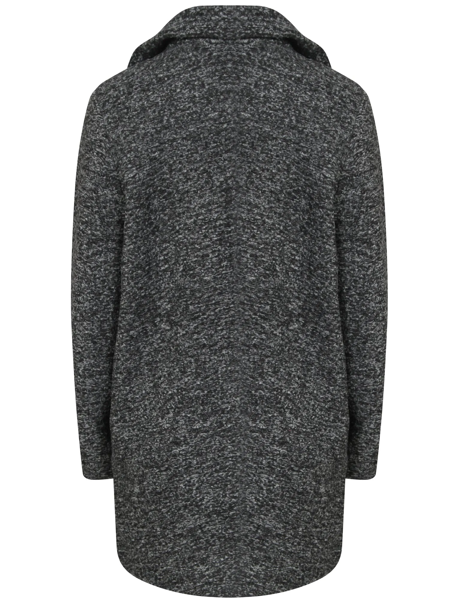 Sonar Tailored Overcoat In Grey Boucle  - Tokyo Laundry