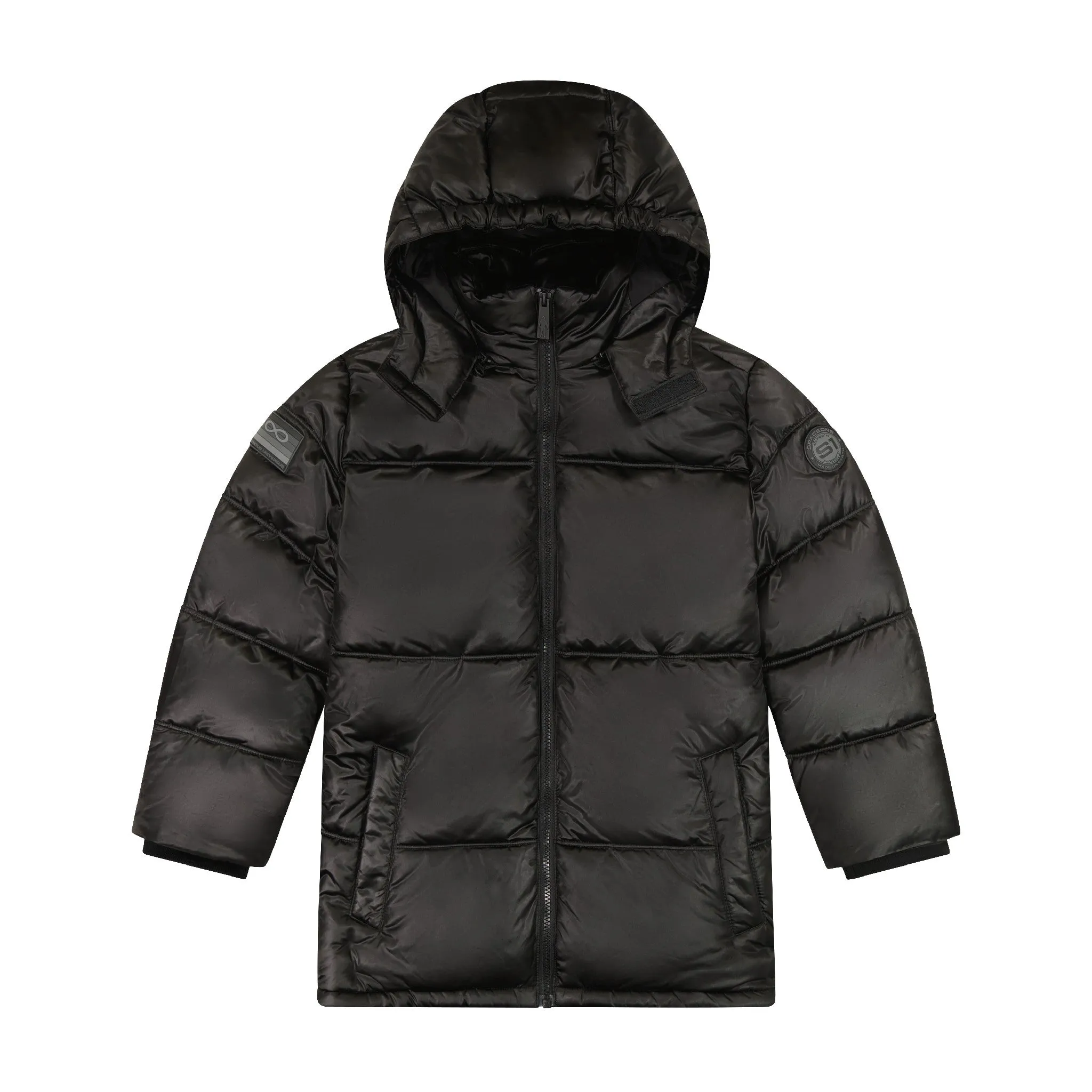 SPACEONE x Andy & Evan® | Galactic Puffer Jacket | Deep Space Black