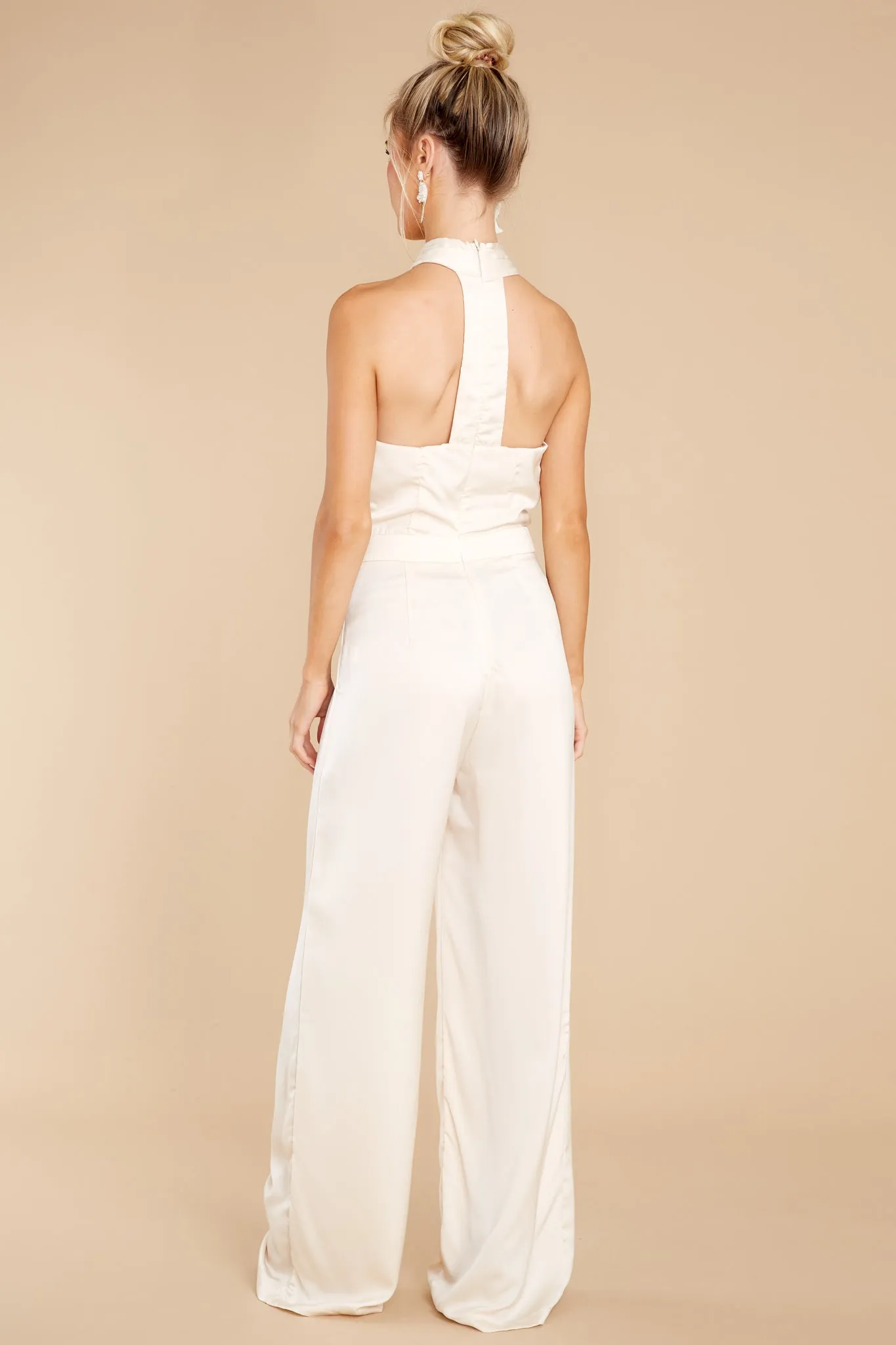 Story Of Us Champagne Jumpsuit