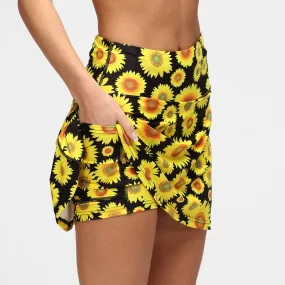 Sunflowers New Style Skort