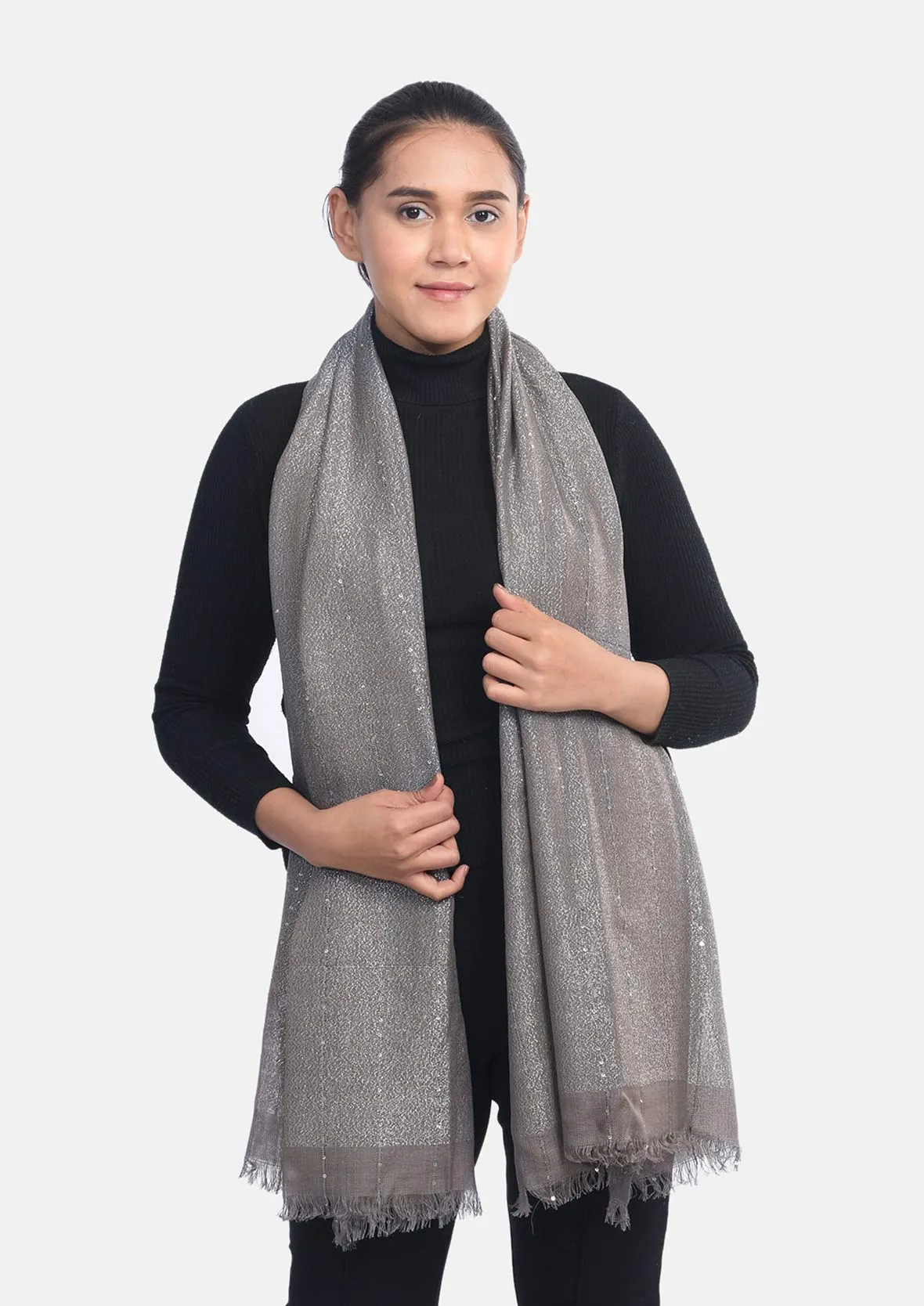 Supersoft Metallic Finish Scarf