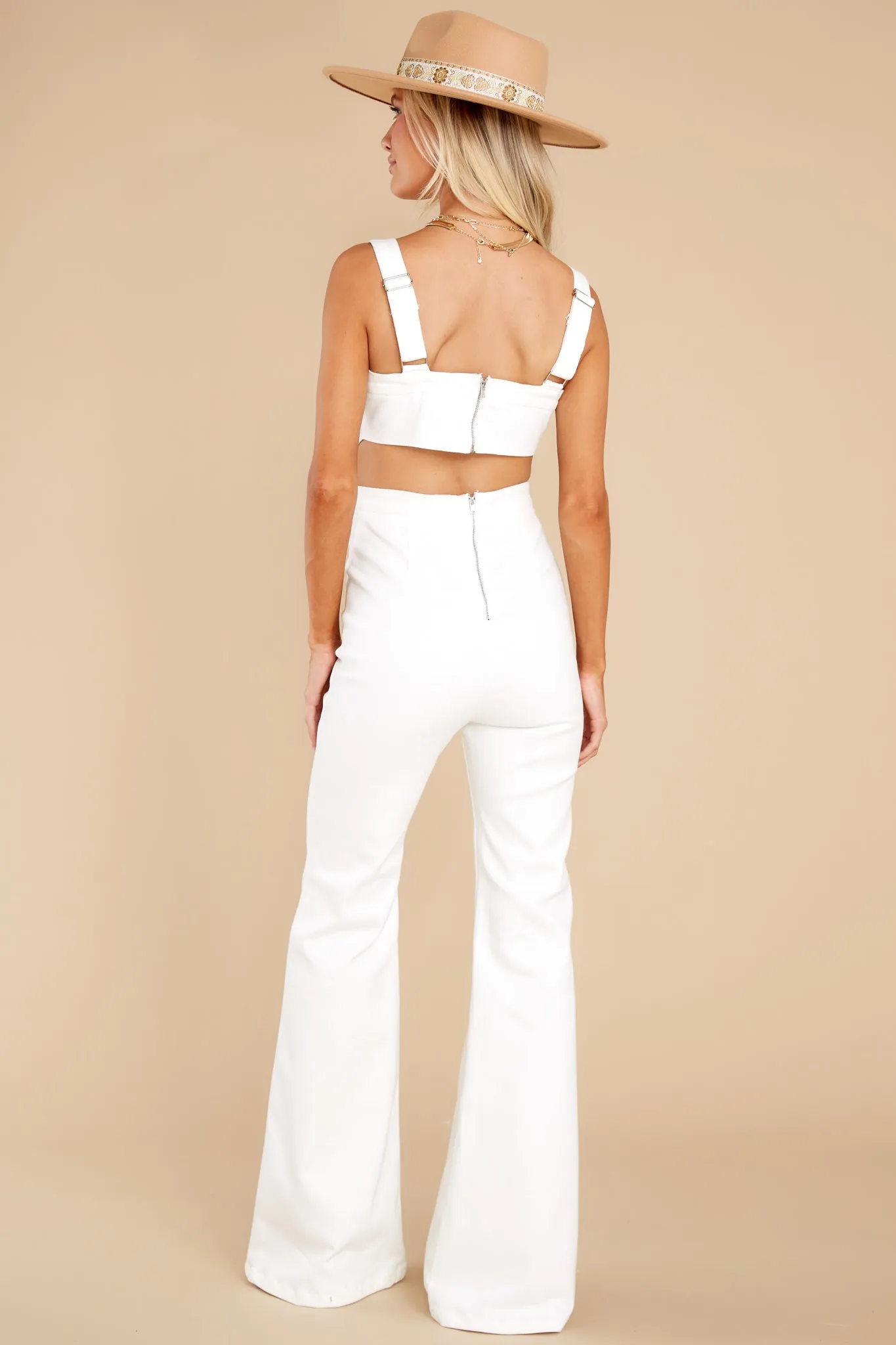 Surprise Getaway White Jumpsuit