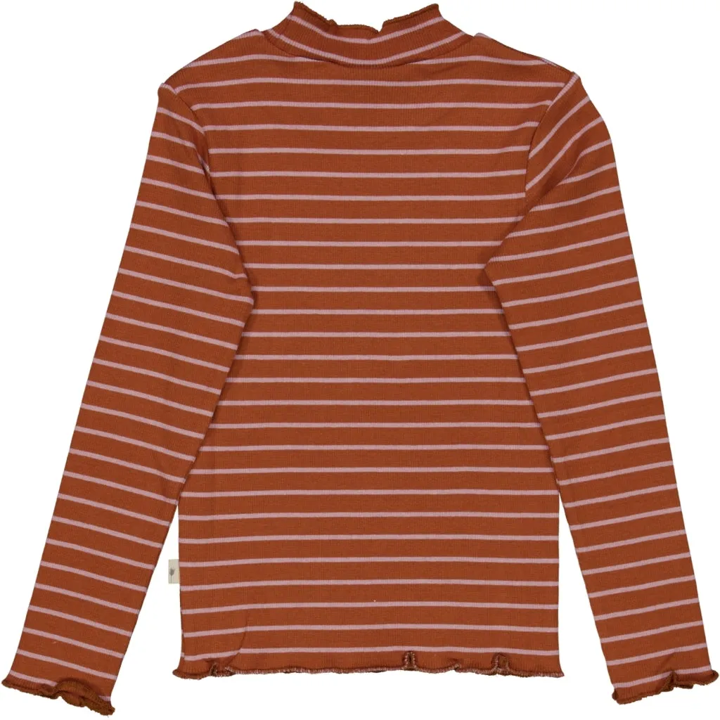 T-shirt Louann - bronze stripe