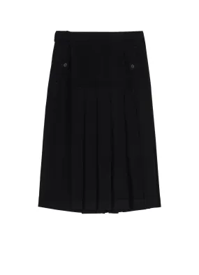 TA TUXEDO PLEATS SKIRT