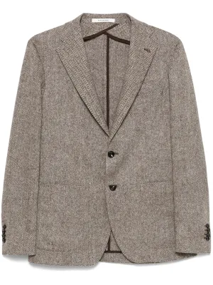 TAGLIATORE HERRINGBONE BLAZER