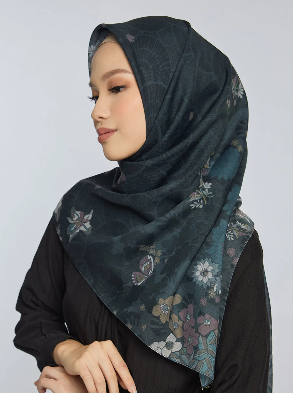 TELLA SCARF CHARCOAL