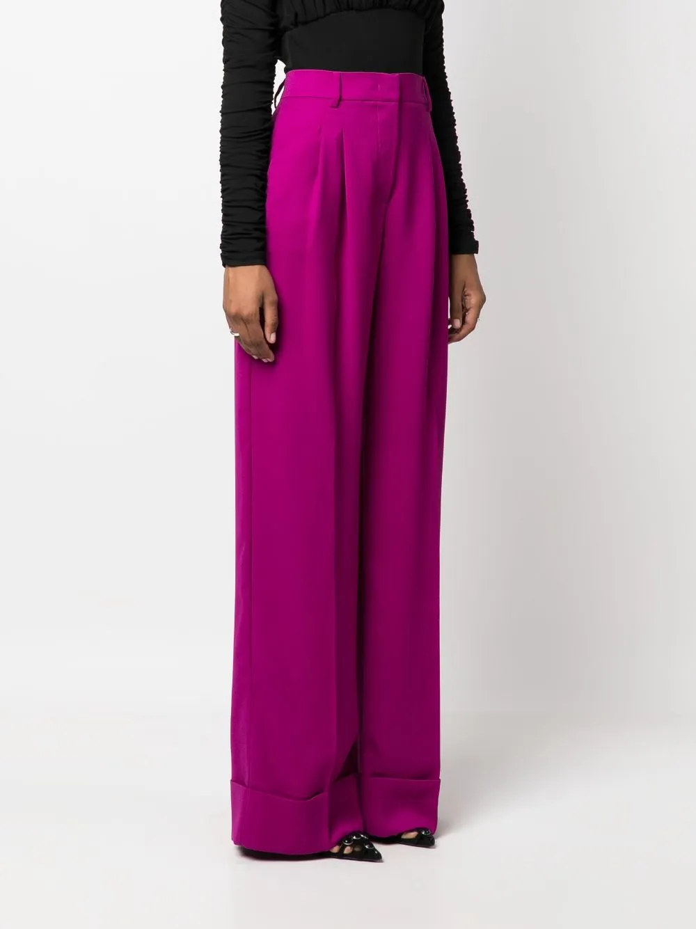 THE ANDAMANE Trousers Fuchsia