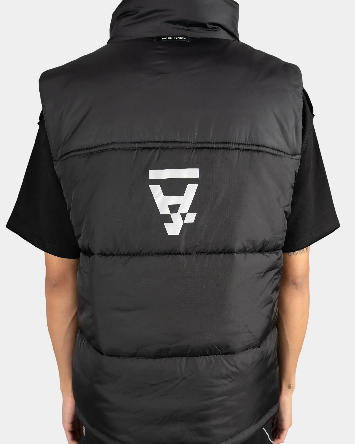 The Anti Order Hyphen ATD Puffer Vest Black