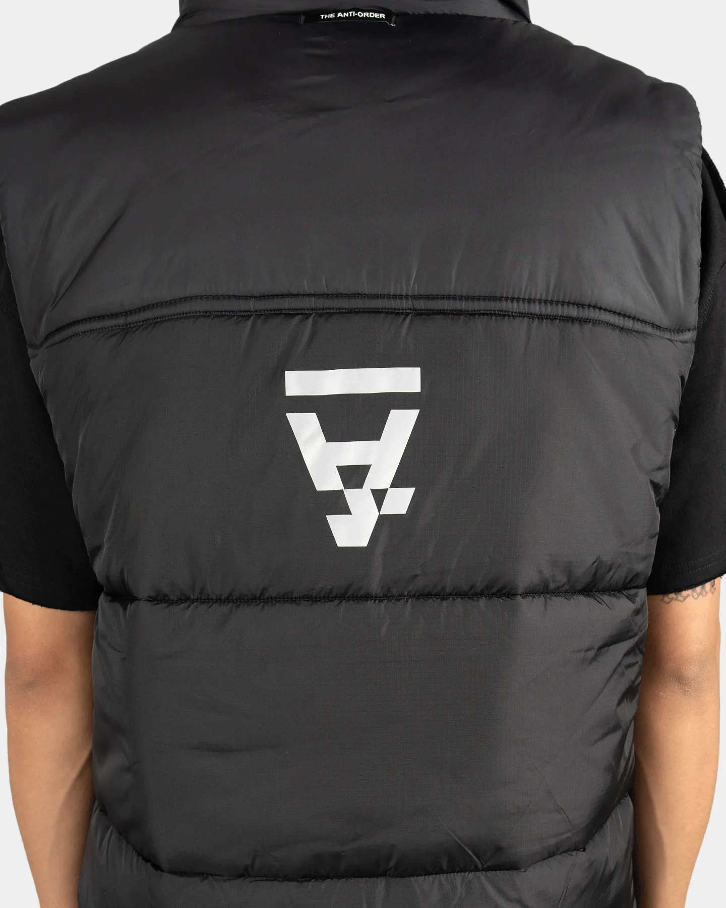 The Anti Order Hyphen ATD Puffer Vest Black