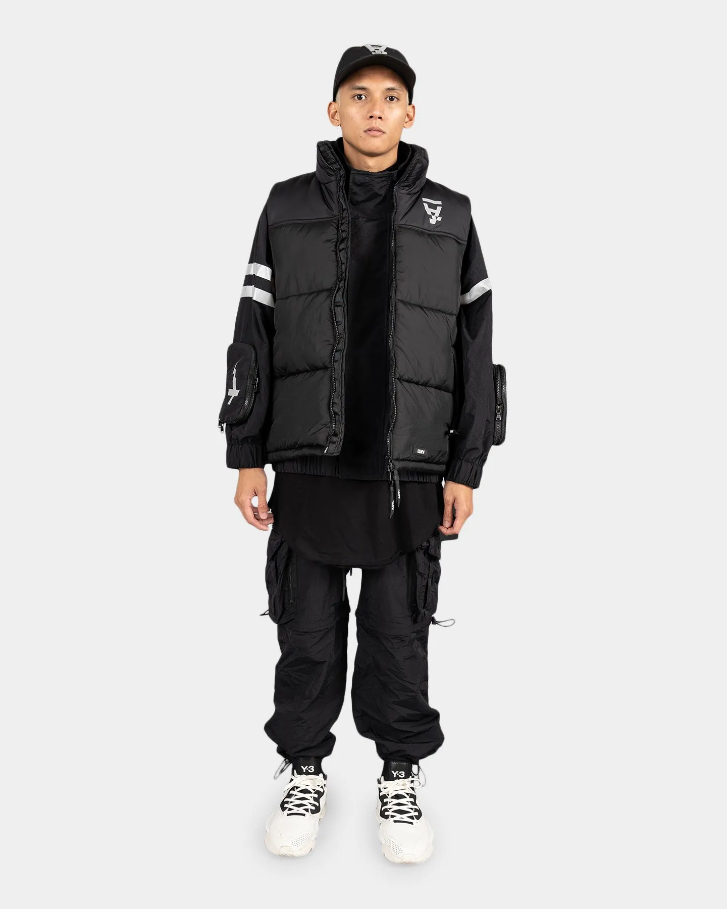 The Anti Order Hyphen ATD Puffer Vest Black