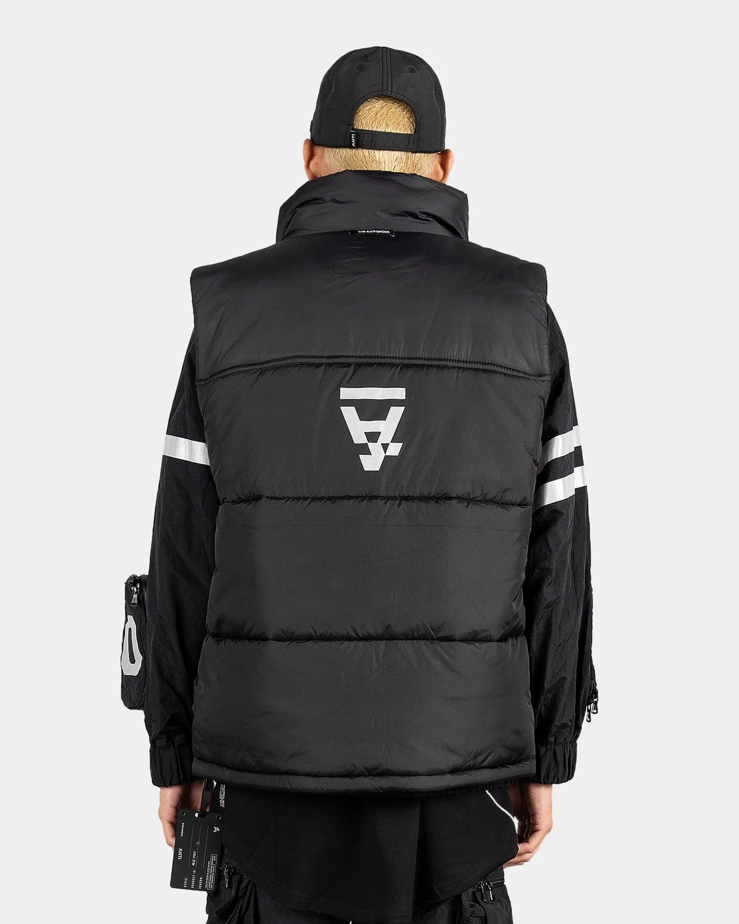 The Anti Order Hyphen ATD Puffer Vest Black