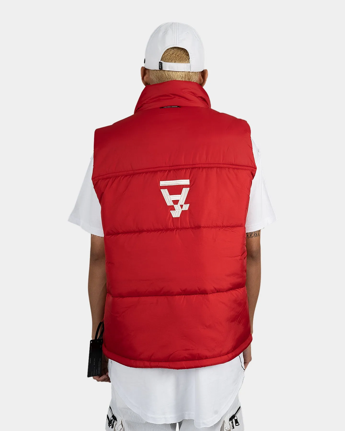 The Anti-Order Hyphen ATD Puffer Vest Red