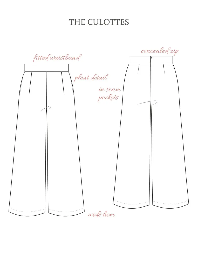 The Avid Seamstress - The Culottes