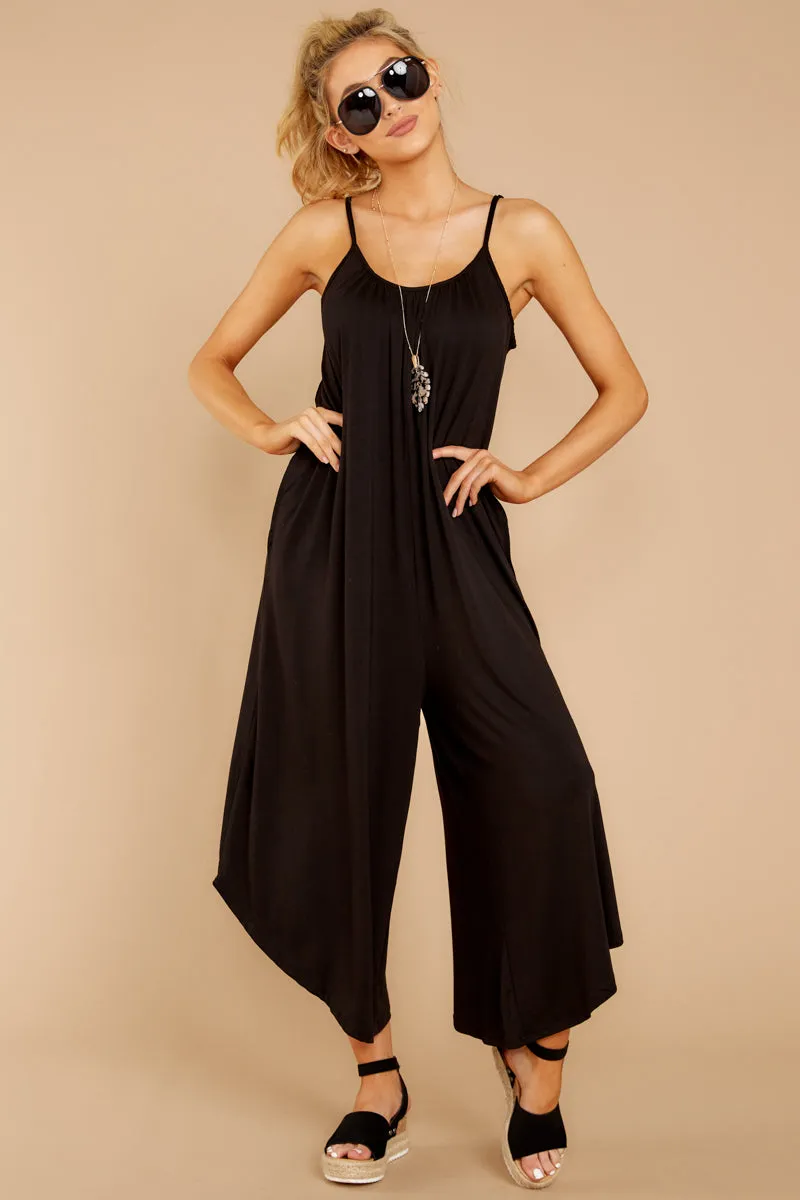 The Black Flared Jumpsuit