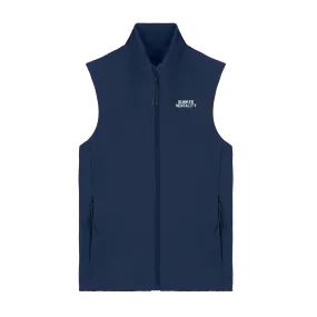 The Hooley Gilet -Bonded Soft Shell - Navy