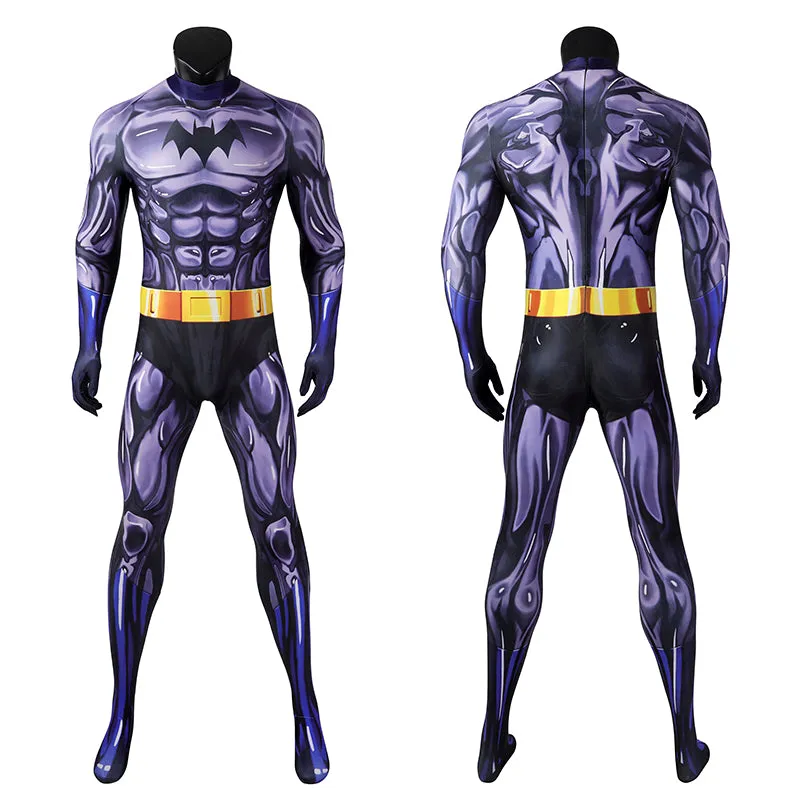 The New Batman Adventures Season 1 Cosplay Costume Superhero Batman Jumpsuit Cape