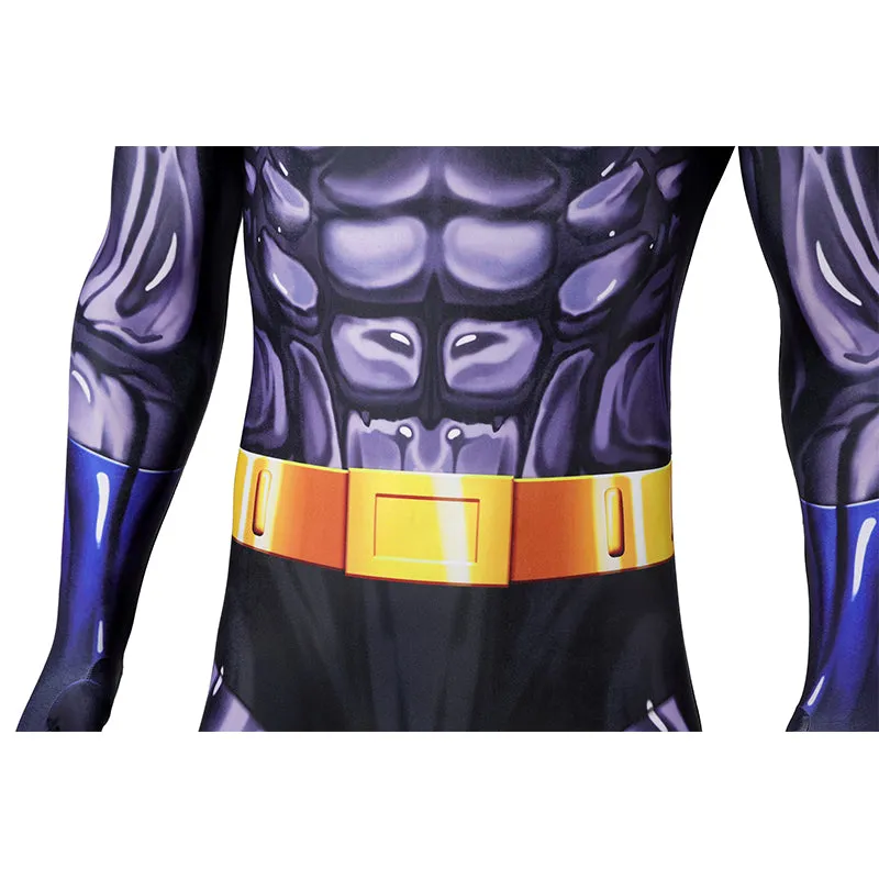 The New Batman Adventures Season 1 Cosplay Costume Superhero Batman Jumpsuit Cape