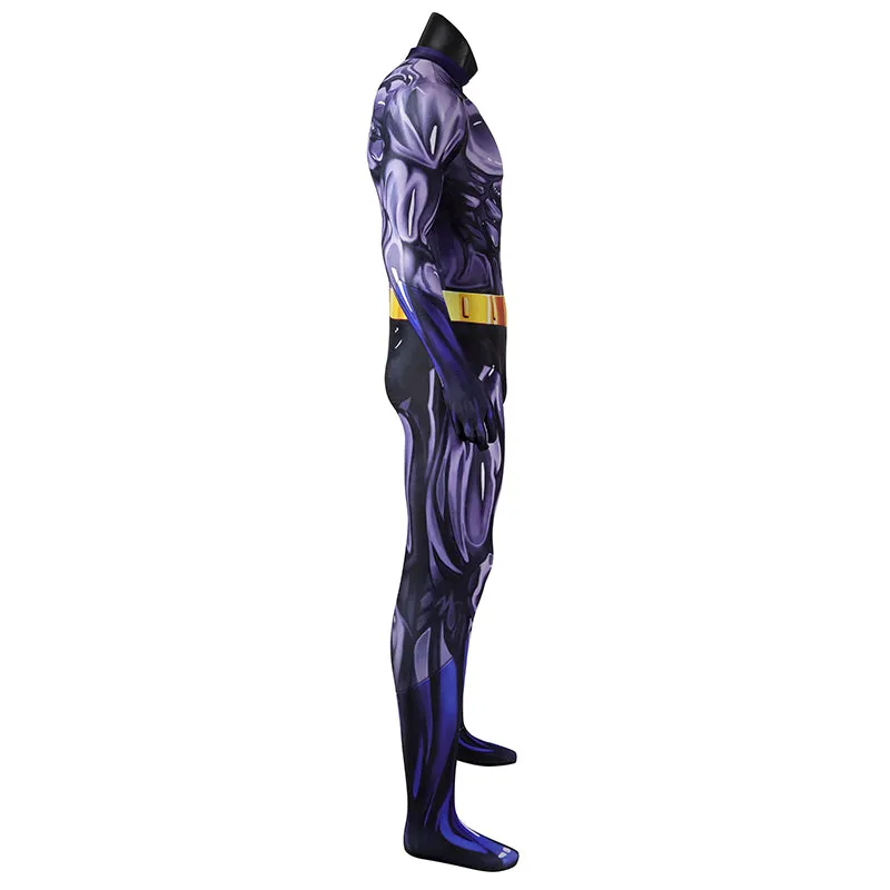 The New Batman Adventures Season 1 Cosplay Costume Superhero Batman Jumpsuit Cape