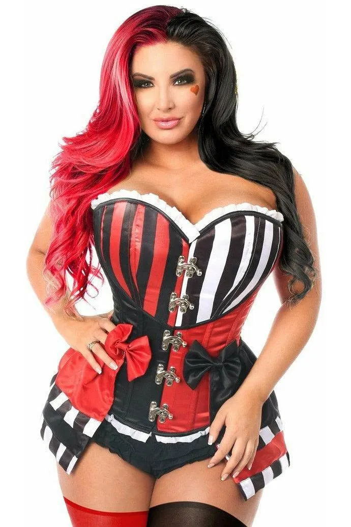 Top Drawer 3 PC Jokester Villain Corset Costume