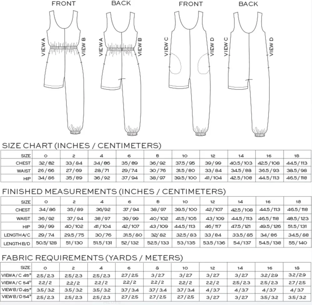 True Bias - Nova Jumpsuit - Size 0-18