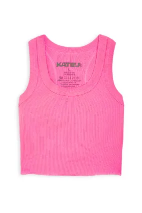 TWEEN LIVI RIBBED TANK SOLIDS - FINAL SALE