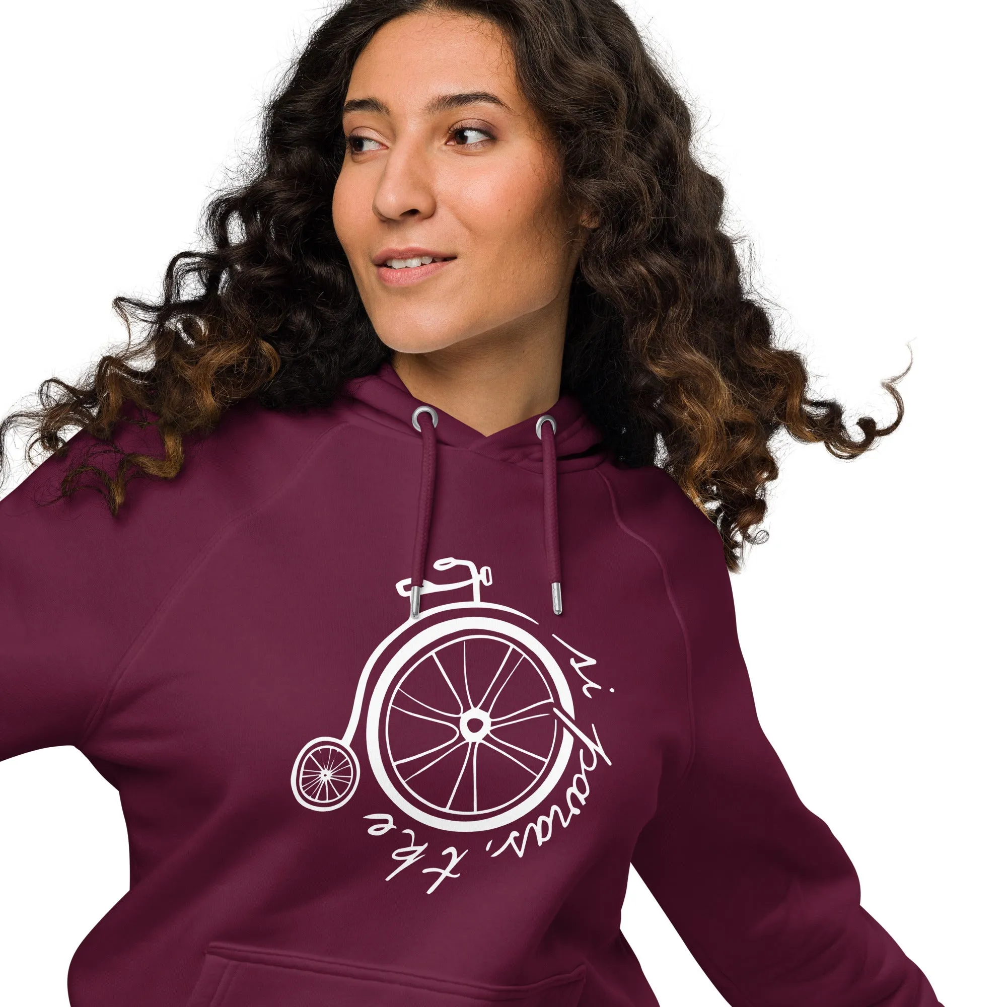 Unisex eco raglan hoodie, TKE