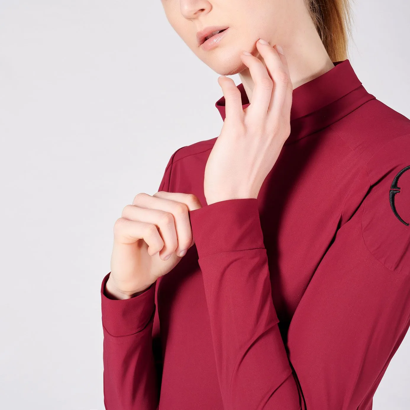 Vestrum Chartres Turtleneck Base Layer - Ruby