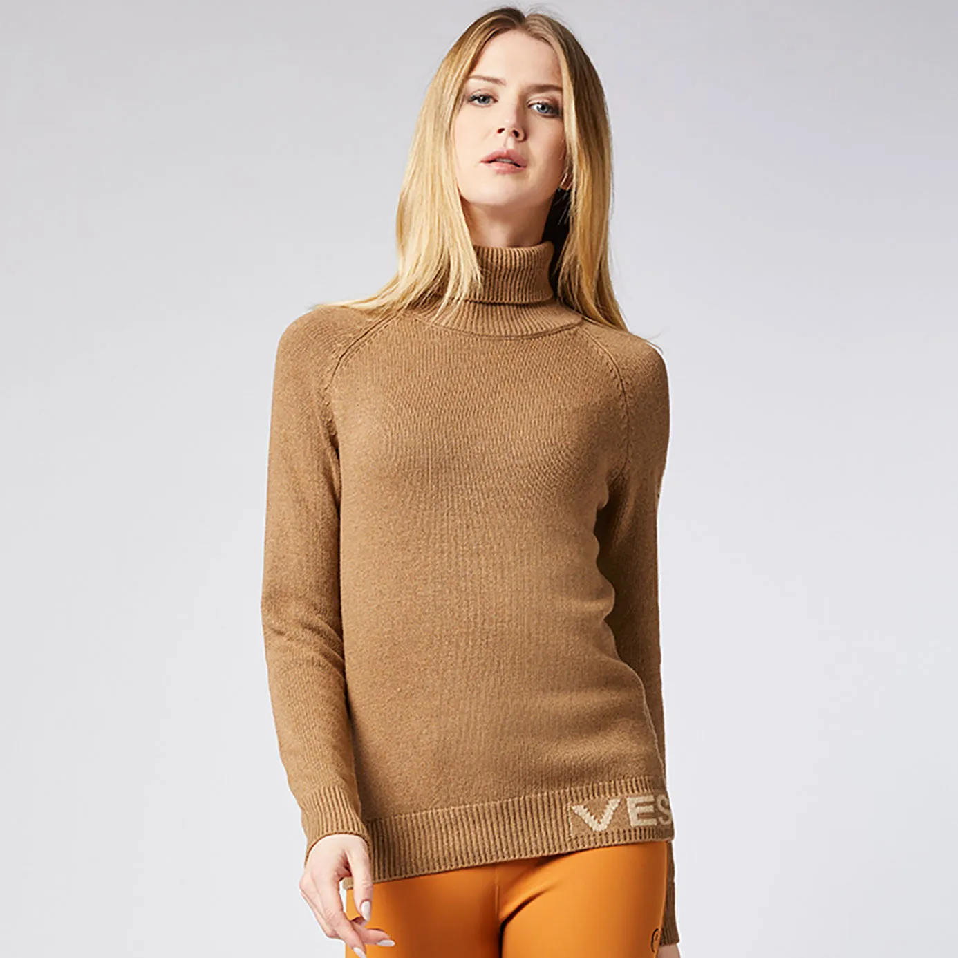 Vestrum Soraga Turtleneck Jumper - Corten/Beige