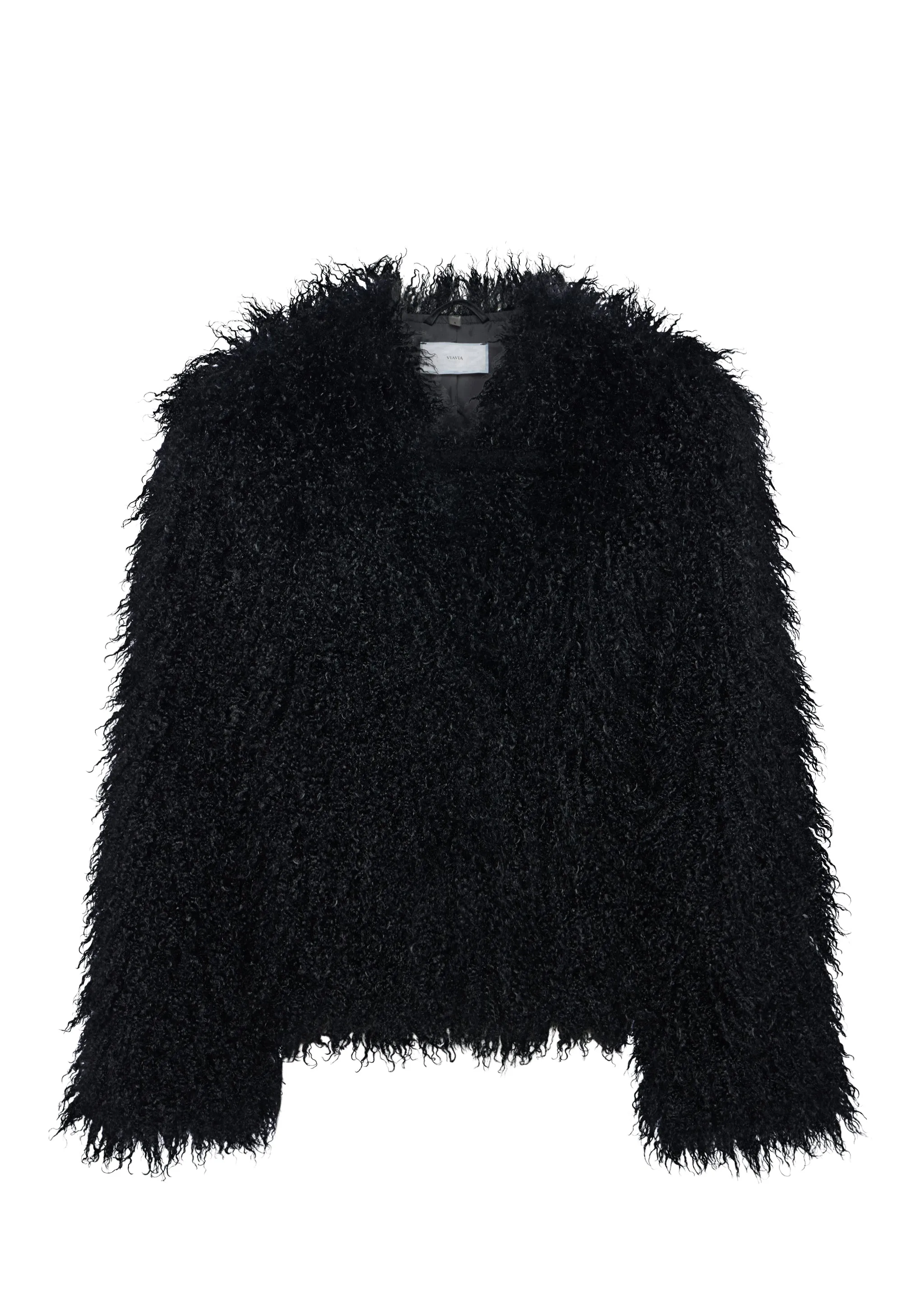 VIAVIA The Faux Mongolian Fur Jacket