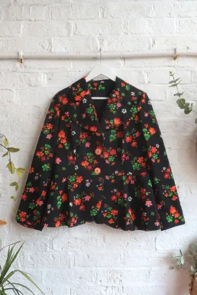 Vintage Flower Power Jacket - Size M/L