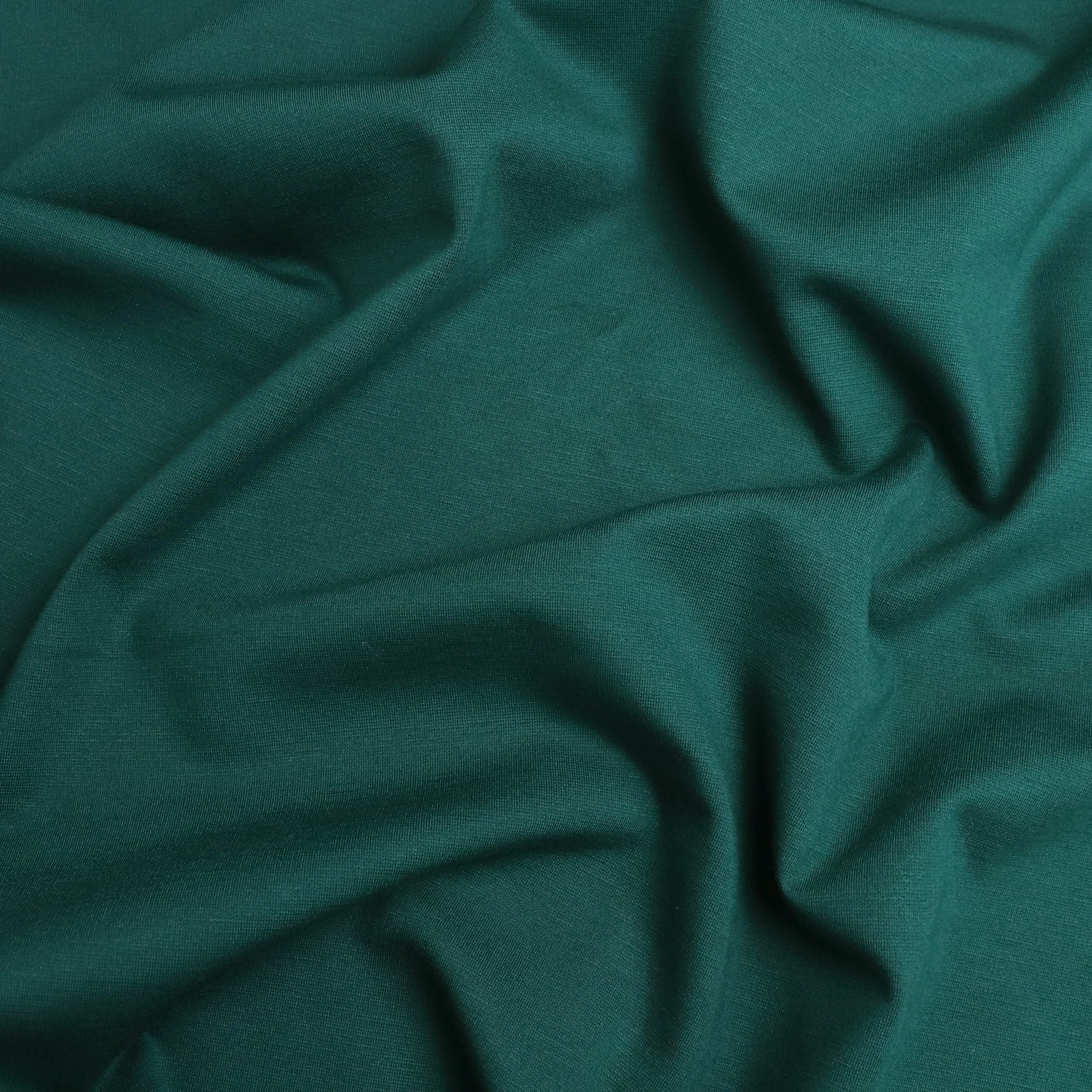 Viscose Ponte Di Roma - Spruce Green - END OF BOLT 30cm